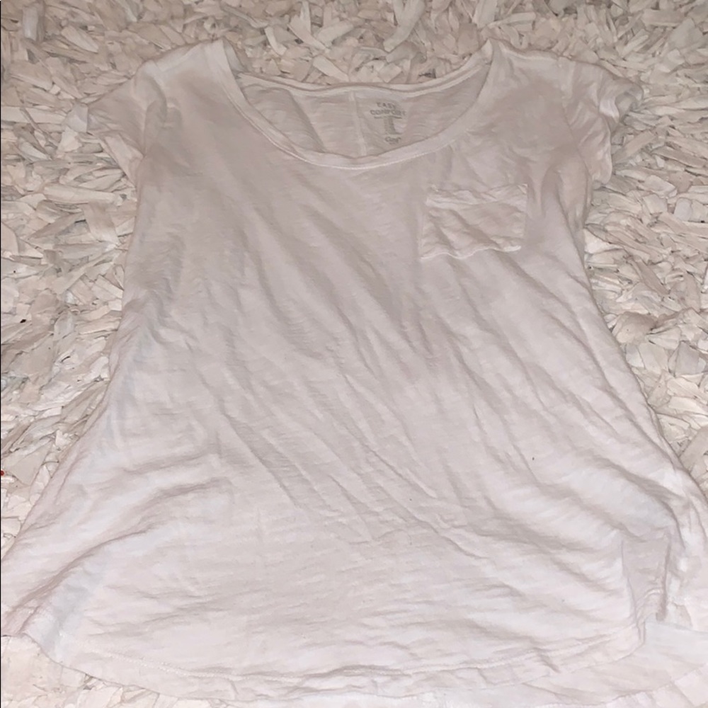 White sheer T-shirt